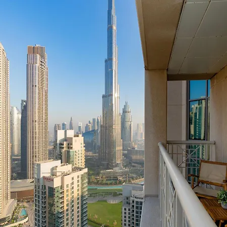 Luxury High Floor 1Br With Full Burj Khalifa View By Auberge Dubai Exterior photo