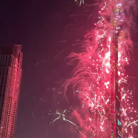 Luxury High Floor 1Br With Full Burj Khalifa View By Auberge Dubai Exterior photo