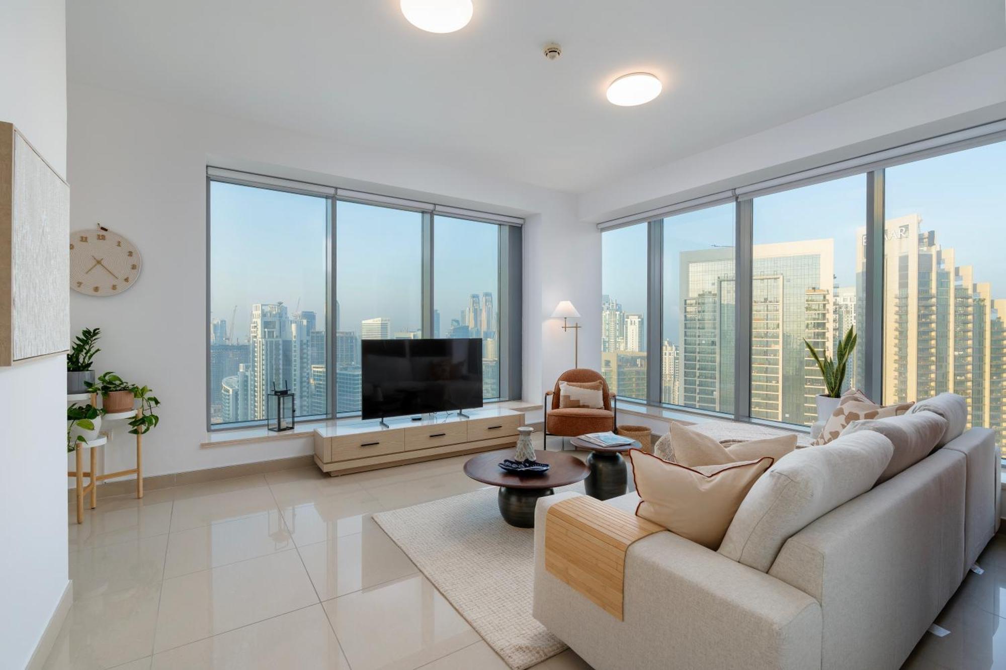 Luxury High Floor 1br With Full Burj Khalifa View By Apartment Dubai